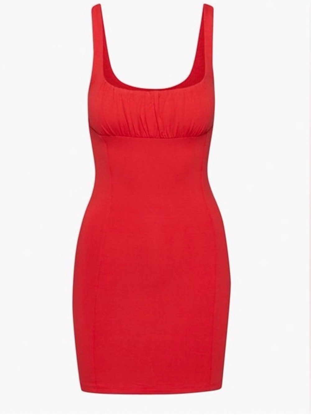 Wilfred Free Red Sleeveless Body Con Baby Doll Dress Size Medium